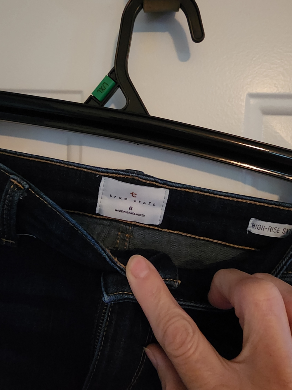 True Craft High-Rise Skinny Jeans — Dark Indigo